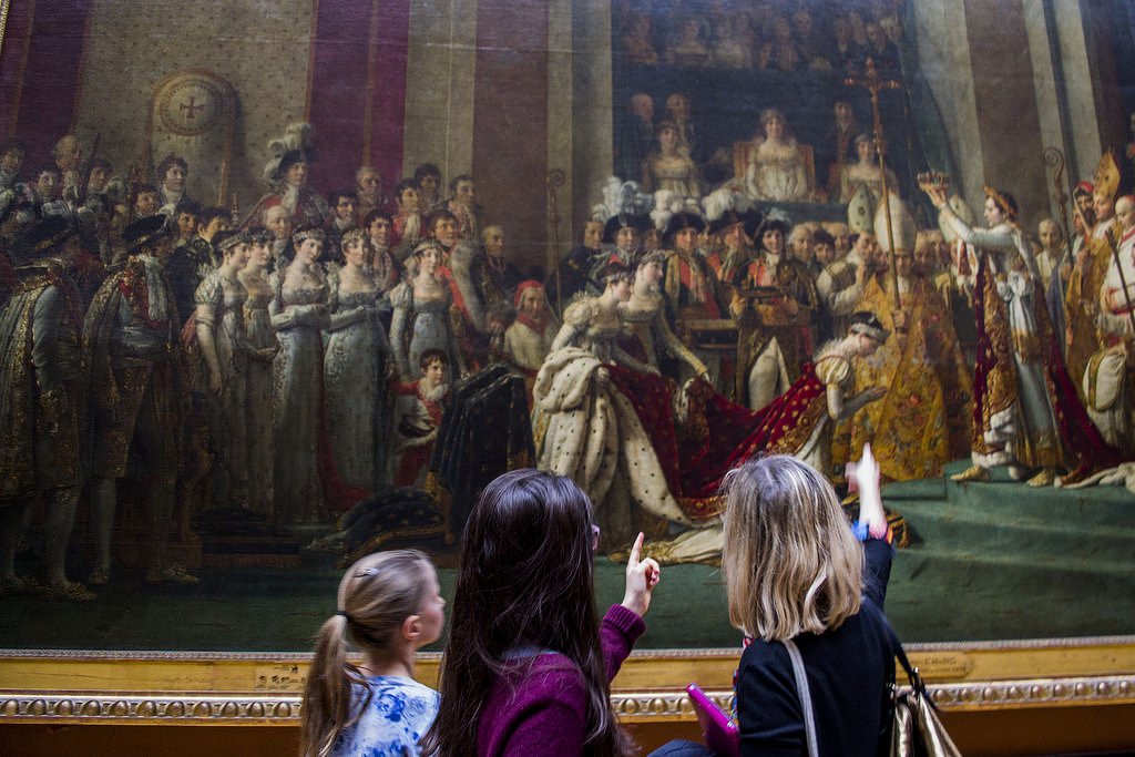 louvre with kids